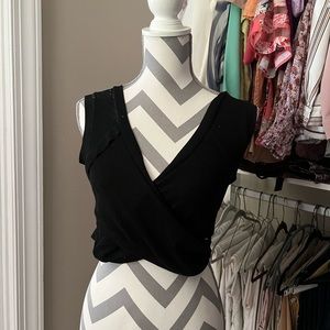 Verge Girl Wrapped Crop Top